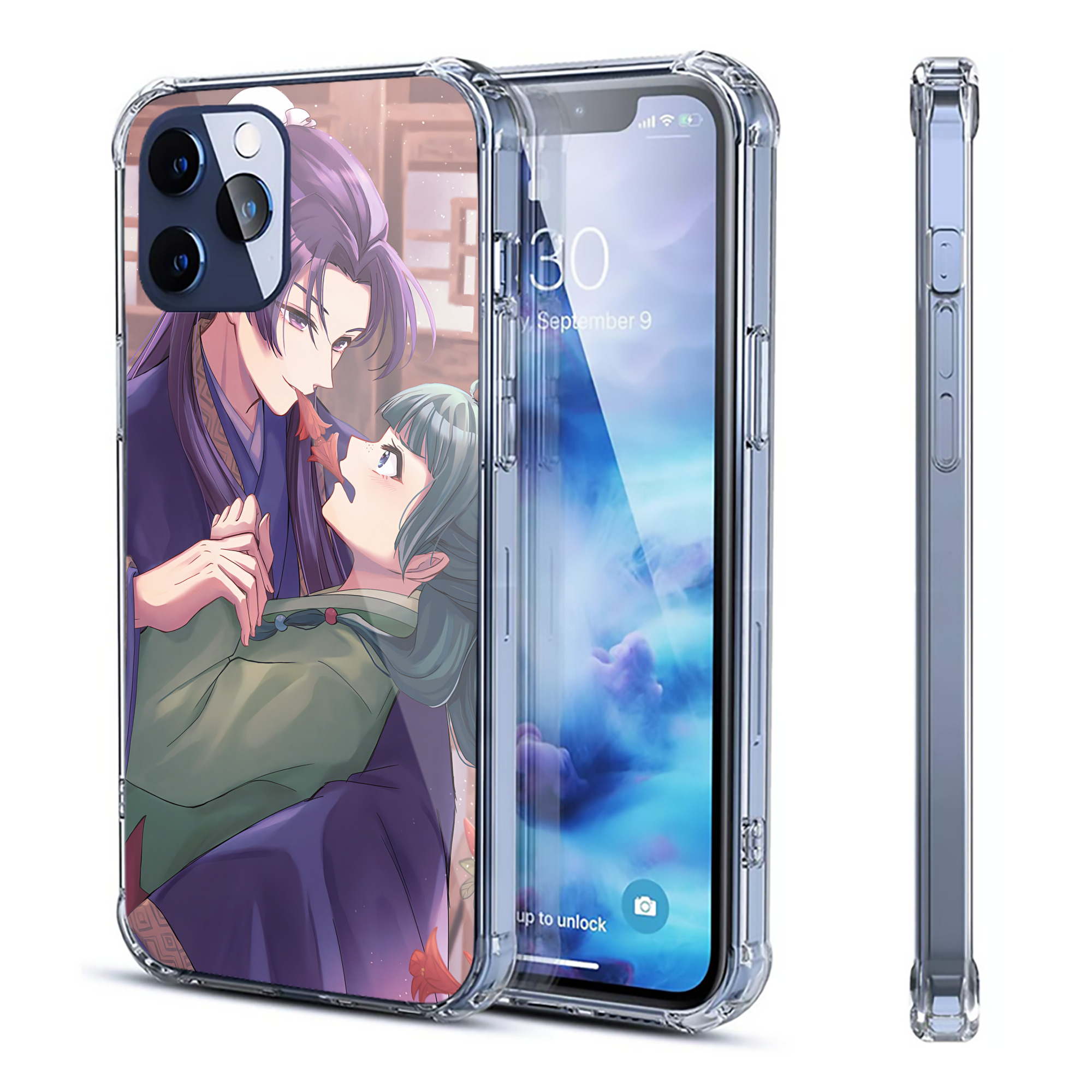 （画像用） 薬屋のひとりごと The Apothecary Diaries 【iPhone 12シリーズ対応】透明スマホケース（クリアソフトケース）